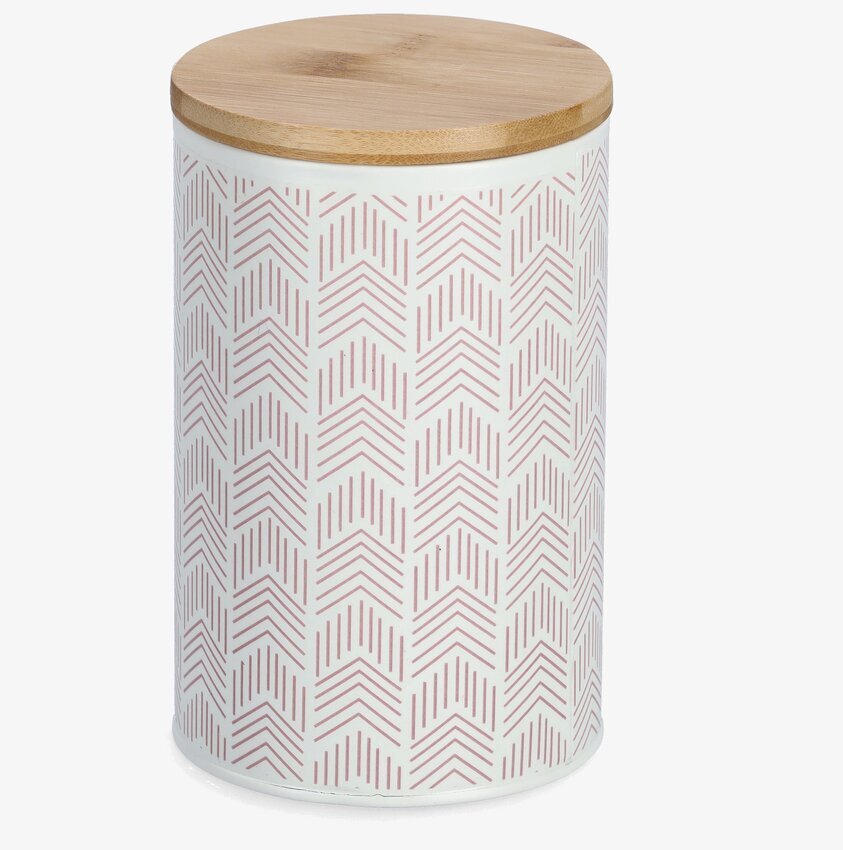 Förvaringsburk Pink Vibes Zeller Plåtburkar Metallburkar