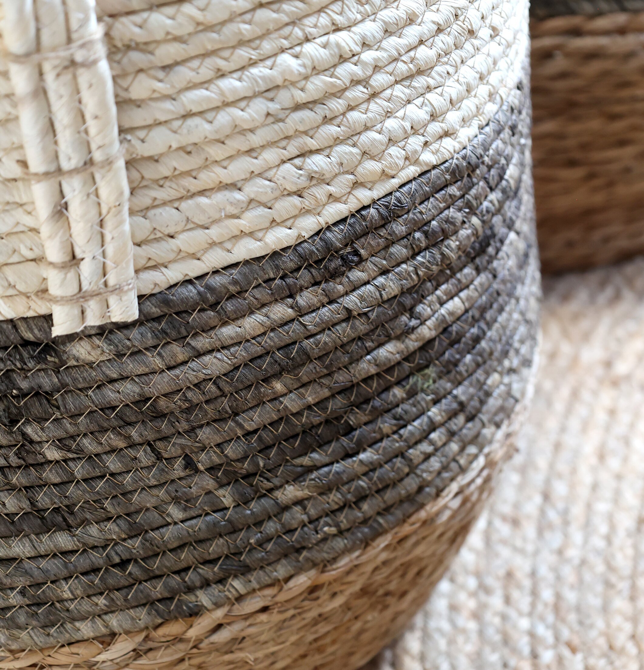 Förvaringskorg Mocca/Creme Chic Antique