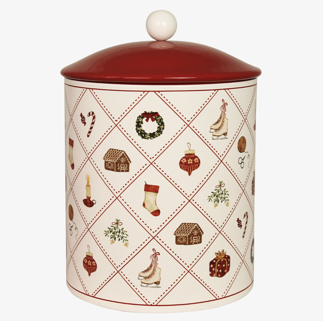 Plåtburk Juletid Stor Strömshaga Plåtburkar Metallburkar