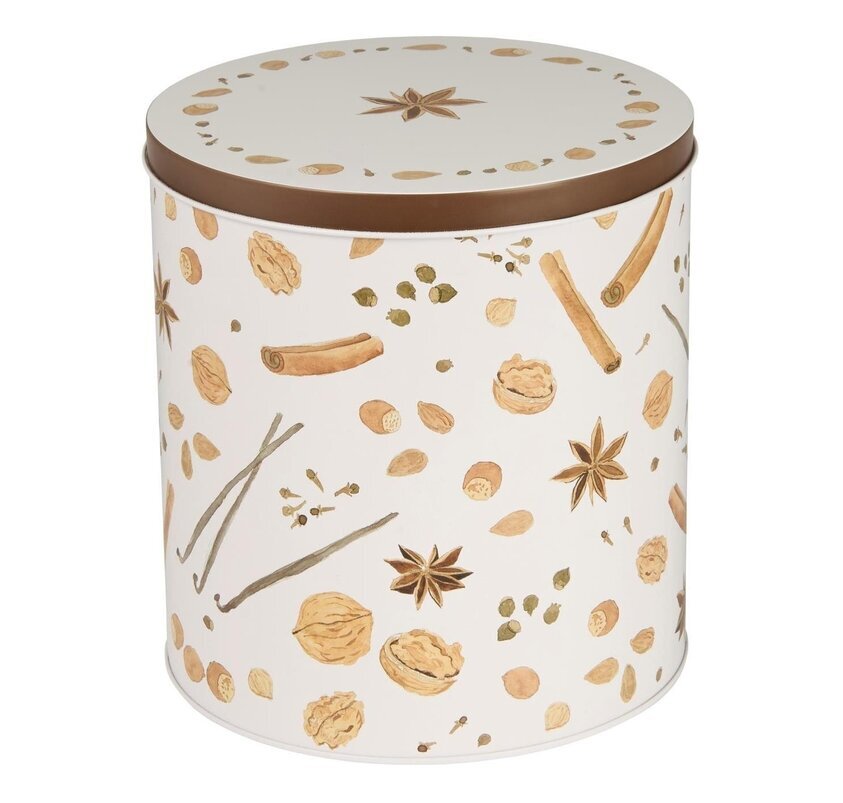 Plåtburk Rund Winter Spice IB Laursen Plåtburkar Metallburkar