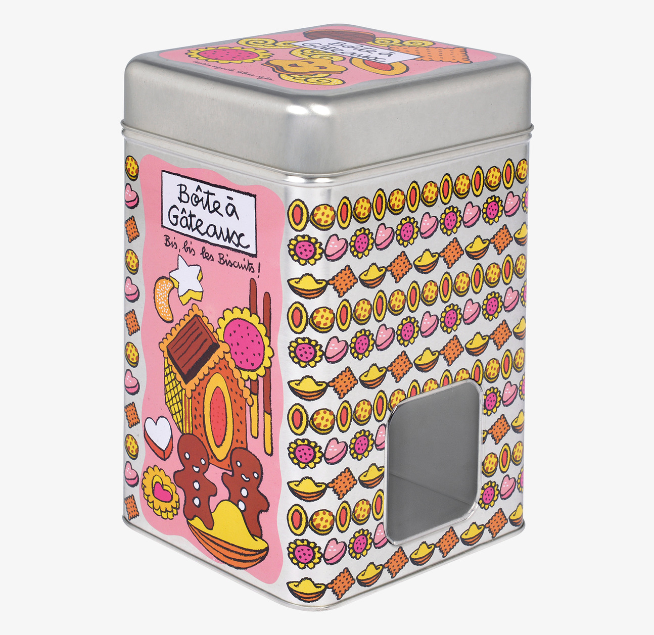 Plåtburk Smart Kakor från Derriére la porte med kakmotiv