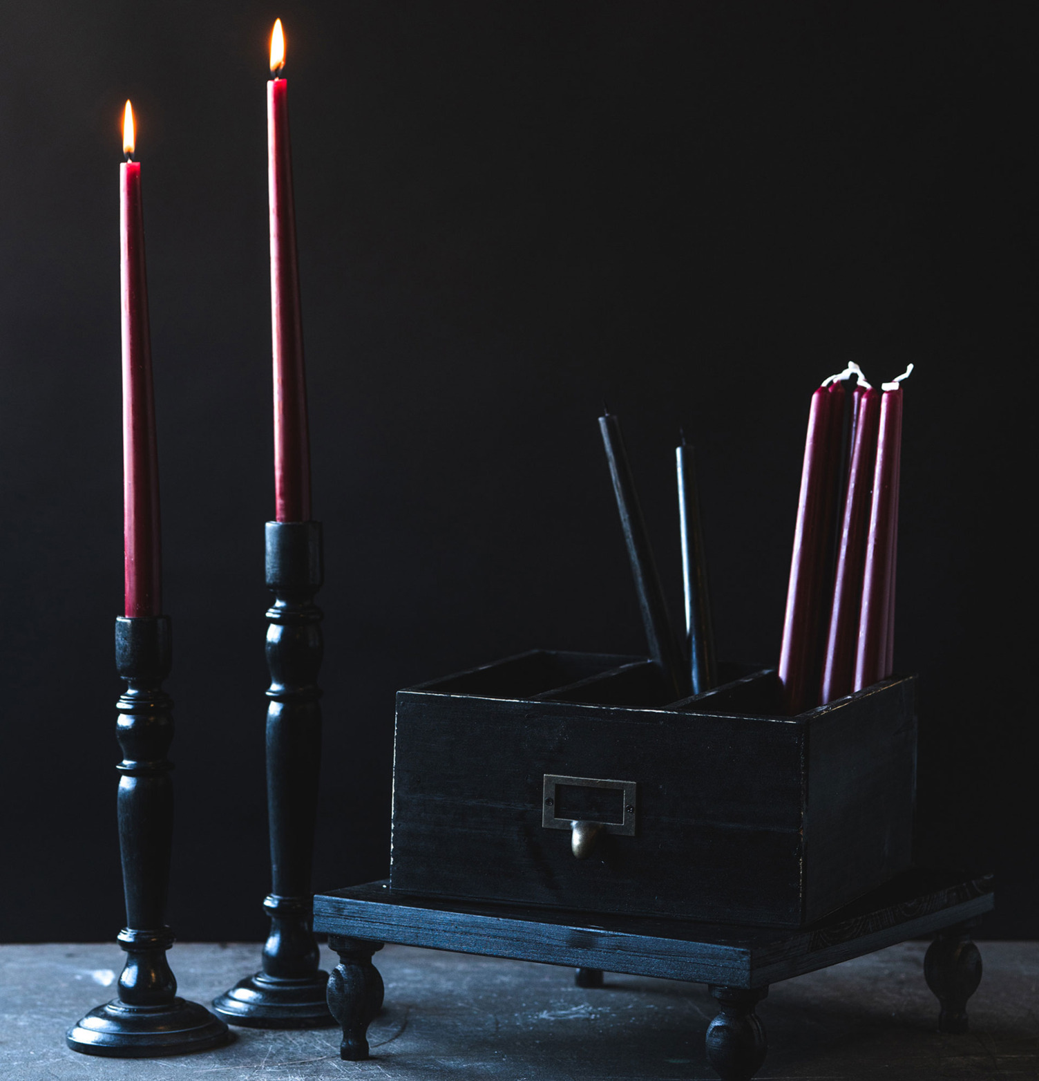 Trälåda Marc Svart A Lot Decoration Förvaringslådor och korgar Boxar Förvaringsboxar Porslinsboxar Trälådor Smyckesboxar i porslin