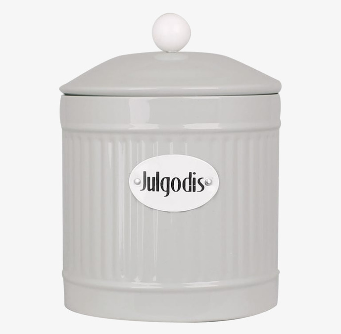 Plåtburk Hugo Julgodis Beige Strömshaga Plåtburkar Metallburkar