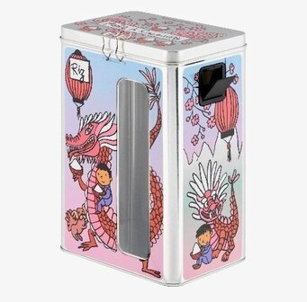 Plåtburk Ris Derriére la porte Plåtburkar Metallburkar