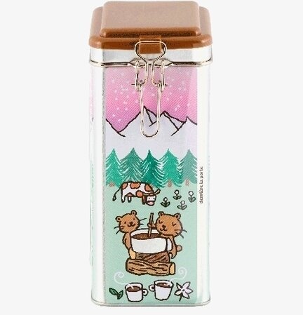 Plåtburk Kakao Derriére la porte Plåtburkar Metallburkar