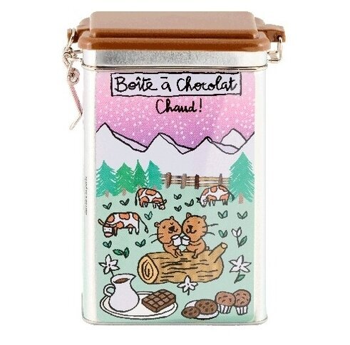 Plåtburk Kakao Derriére la porte Plåtburkar Metallburkar