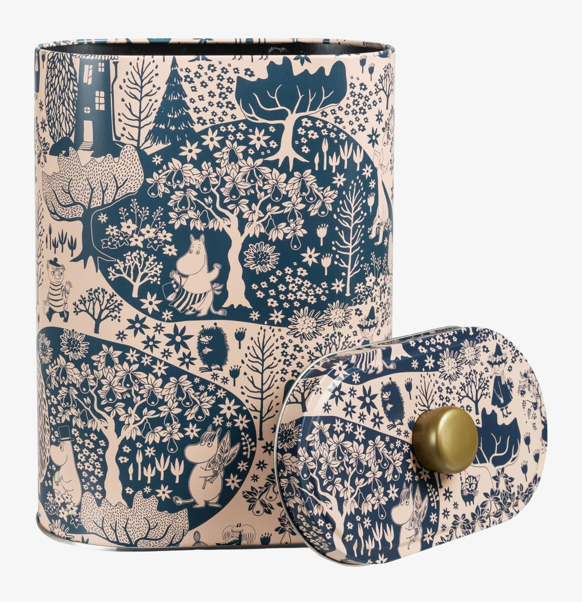 Plåtburk Mumin Park Oval Moomin by Martinex Plåtburkar Metallburkar