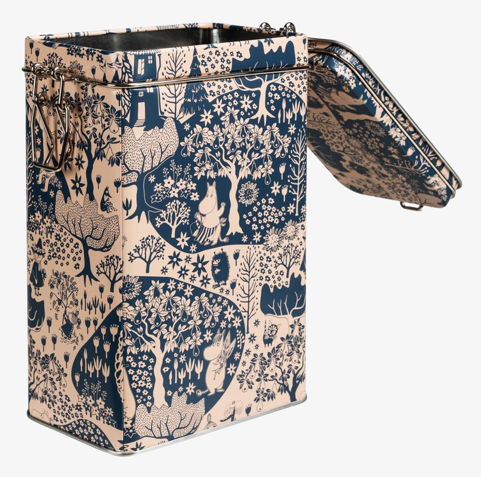 Plåtburk Kaffe Mumin Park Moomin by Martinex Plåtburkar Metallburkar