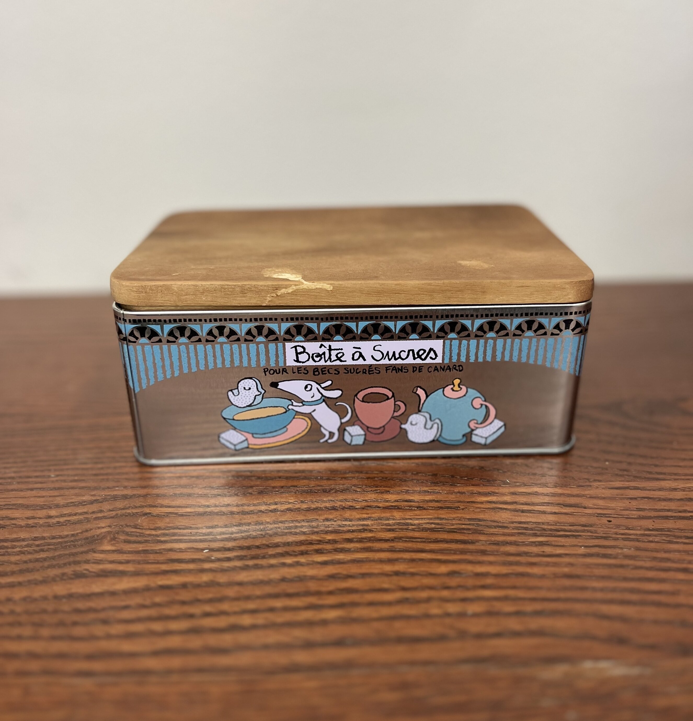 Plåtburk Socker (fynd-id 1) Derriére la porte