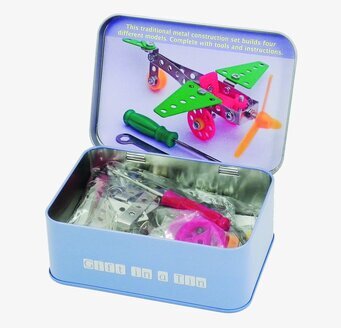 Plåtburk Mini Mekanik från Apples to Pears med mekaniska delar