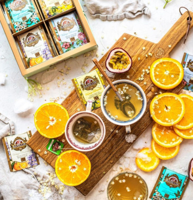 Basilur Vintage Blossoms Tea Plåtburkar Metallburkar