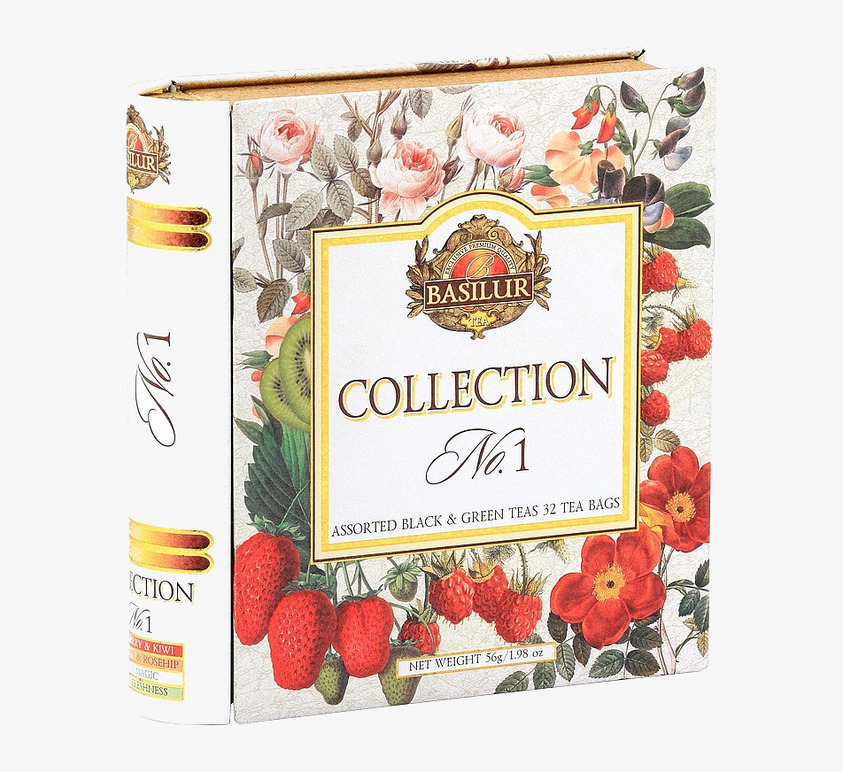 Basilur Collection No. 1 Tea Plåtburkar Metallburkar