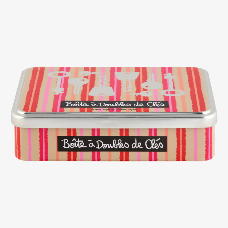 Plåtburk Nycklar Derriére la porte Plåtburkar Metallburkar