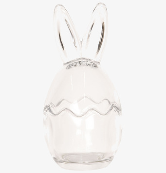 Foto: Glasförvaringsburk med harelock och öron