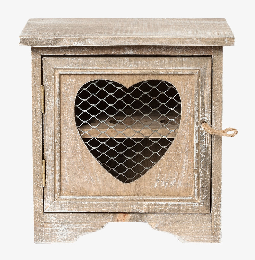 Äggskåp Hjärta Clayre & Eef Förvaringslådor och korgar Boxar Förvaringsboxar Porslinsboxar Trälådor Smyckesboxar i porslin Förvaringsbrickor