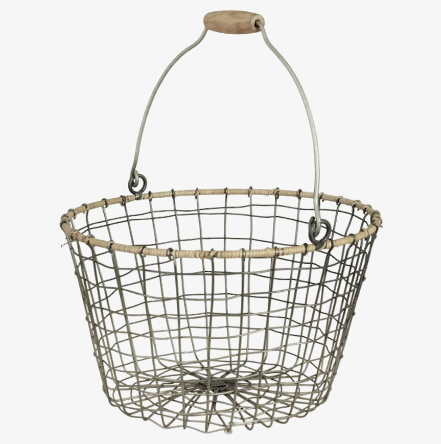 Trådkorg Rund Liten Strömshaga Förvaringslådor och korgar Boxar Förvaringsboxar Porslinsboxar Trälådor Smyckesboxar i porslin Förvaringsbrickor Murstensformar