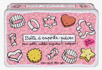 Plåtburk Kakformar Rosa från Derriére la porte i studio