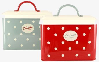 Plåtburk Knäcke Betty Grön från Strömshaga i två färger