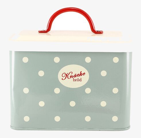 Plåtburk Knäcke Betty Grön från Strömshaga med retrodesign