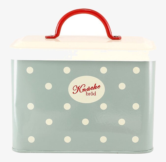 Plåtburk Knäcke Betty Grön från Strömshaga med retrodesign