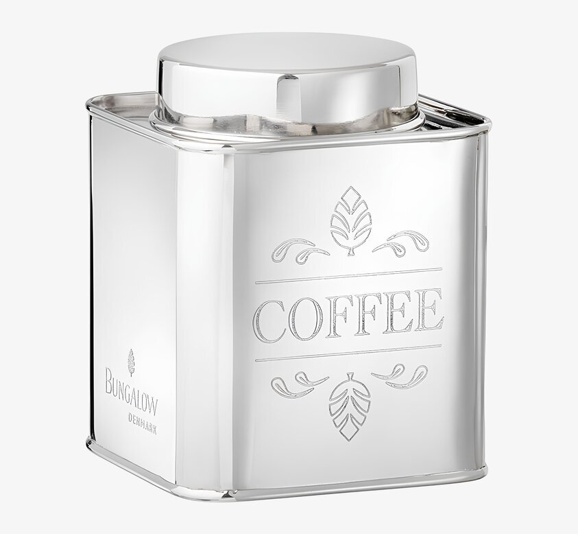 Plåtburk Kaffe Bungalow Plåtburkar Metallburkar