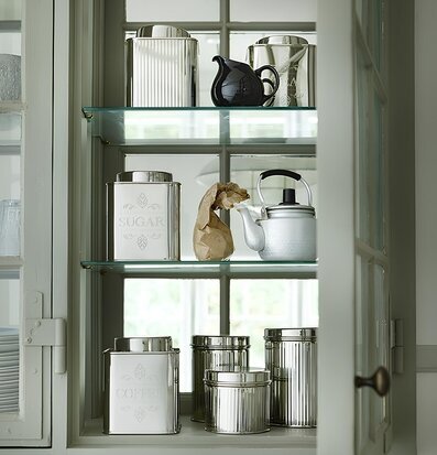 Plåtburk Kaffe Bungalow Plåtburkar Metallburkar