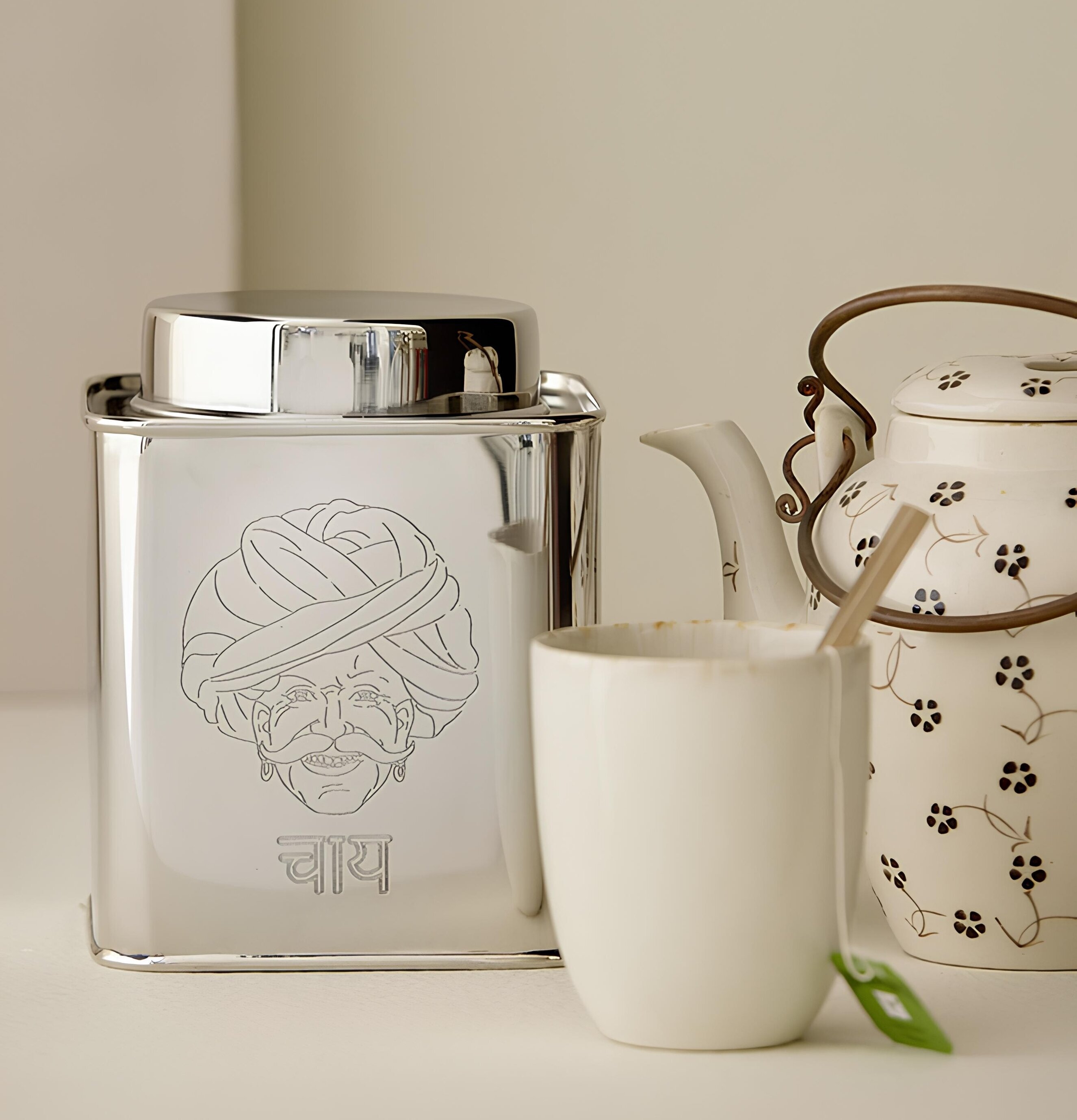 Plåtburk Te Bloomingville Plåtburkar Metallburkar