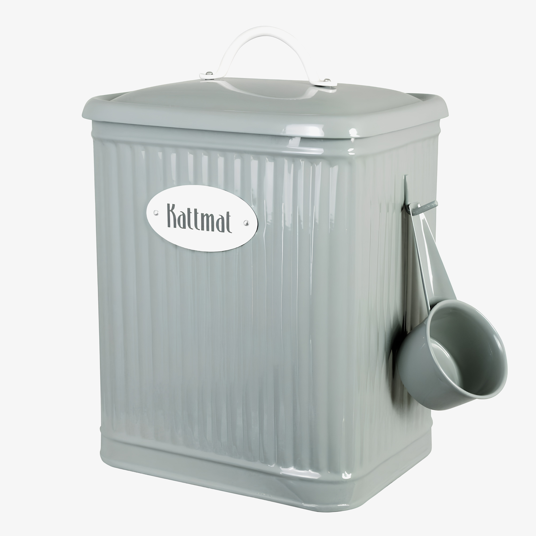 Plåtburk Kattmat Grön Strömshaga Plåtburkar Metallburkar