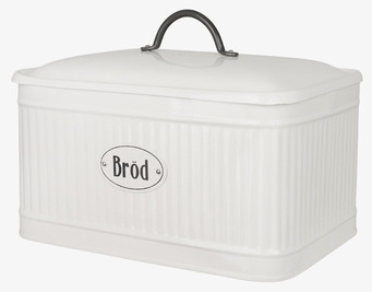 Plåtburk Hugo Bröd Vit Strömshaga Plåtburkar Metallburkar