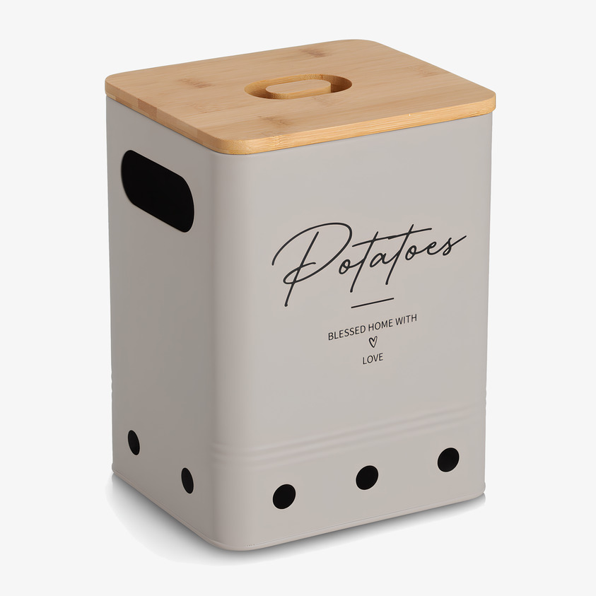 Plåtburk Potatis Zeller Plåtburkar Metallburkar