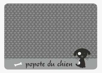 Bild av stilrent underlägg för hund med unik design