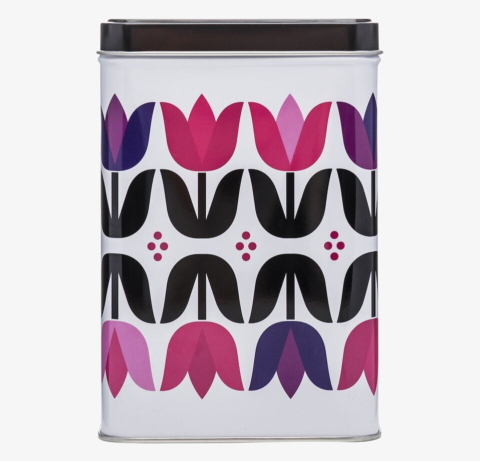Plåtburk Tulip 2-Pack från Sagaform med tulpanmönster