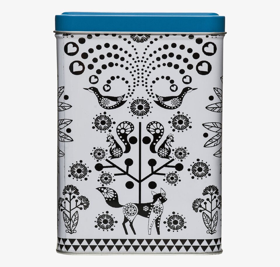 Plåtburk Story 2-Pack från Sagaform med naturmönster