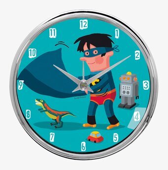 Bild av färgglad och lekfull väckarklocka för barnrum