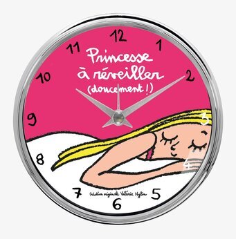 Bild av fantasifull väckarklocka med prinsessmotiv