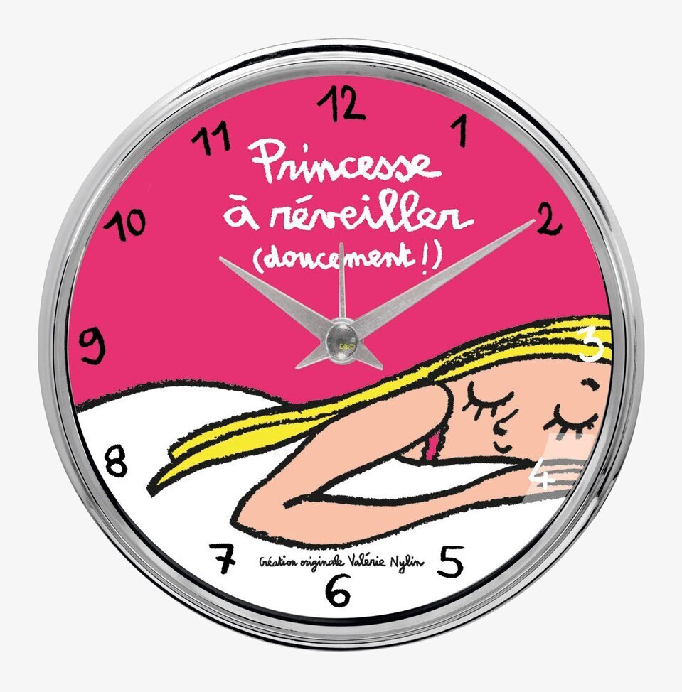 Bild av fantasifull väckarklocka med prinsessmotiv