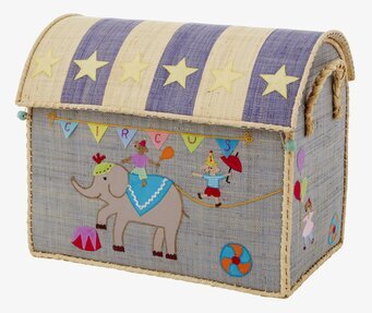 Bild av livfull och lekfull förvaringskorg för barn