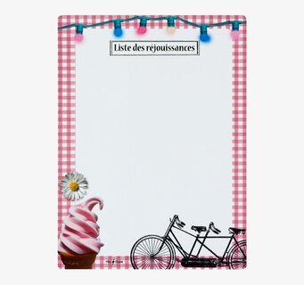 Bild av magnettavla med lekfull och charmig design