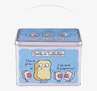 Plåtburk Maskindiskmedel Blå från Derriére la porte