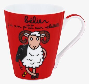 Bild av en stilfull mugg med djärv och livfull design