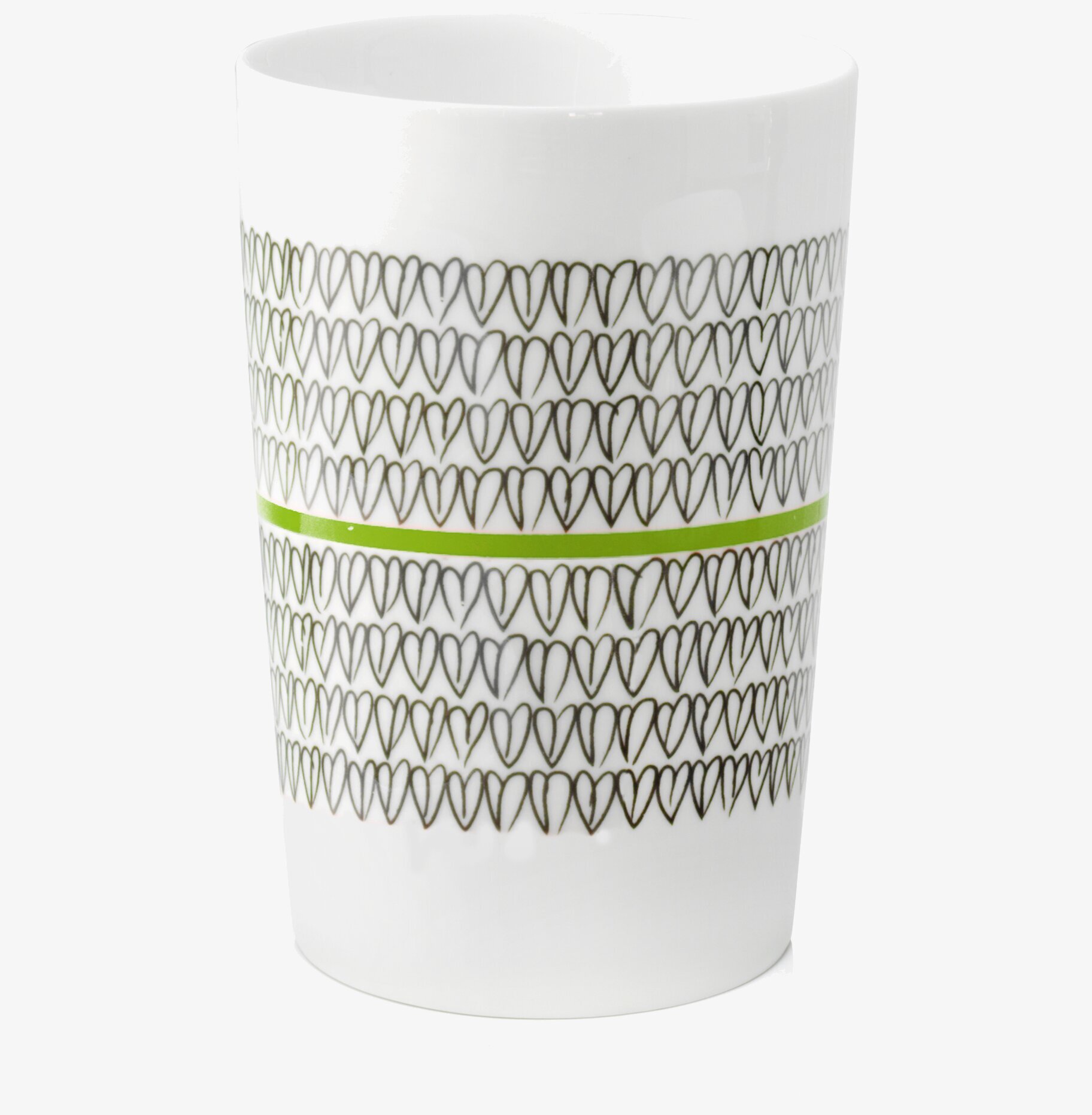 Plåtburk Inkl Termomugg Green Heart från Mette Ditmer