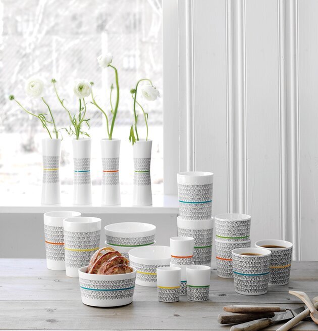 Plåtburk Inkl Termomugg Blue Heart från Mette Ditmer