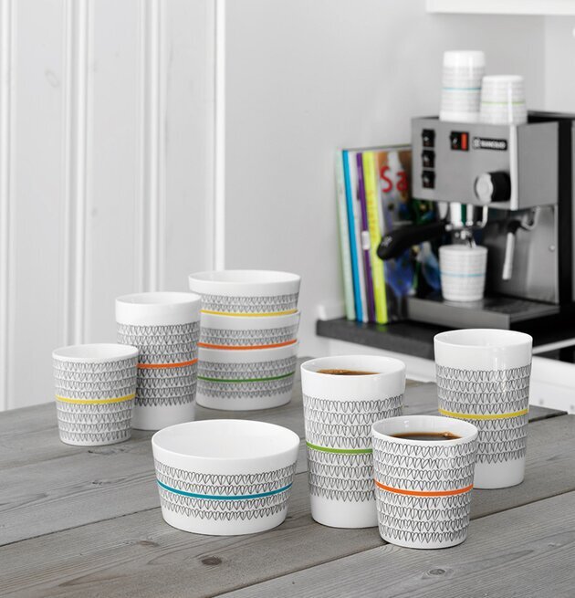 Plåtburk Inkl Termomugg Blue Heart från Mette Ditmer i kök