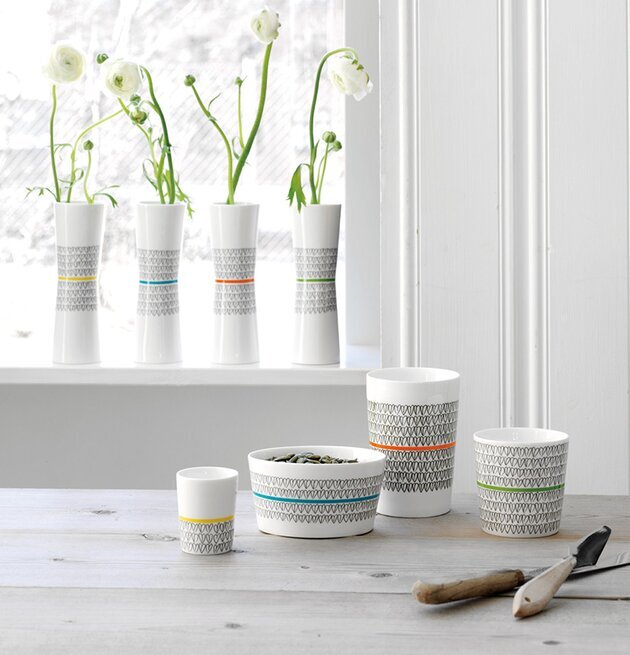 Plåtburk Inkl Termomugg Blue Heart från Mette Ditmer i kök