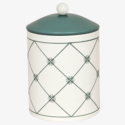 Plåtburk Elvira Mörkgrön Liten från Strömshaga i plåt