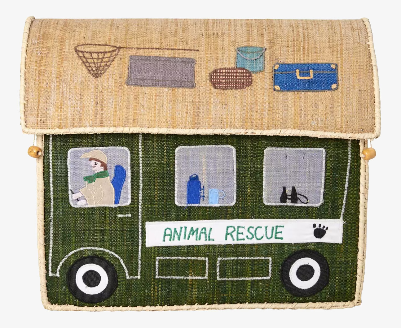 Förvaringskorg Animal Rescue Medium från Rice i rotting