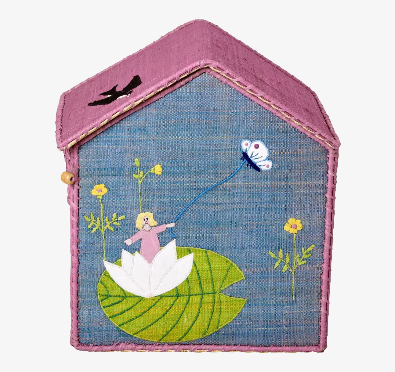 Förvaringskorg Thumbelina Small från Rice med husdesign