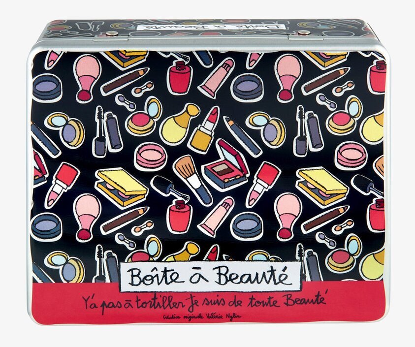 Plåtburk Smink från Derriére la porte med färgglad design