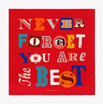 Bild av inspirerande canvastavla med positivt budskap