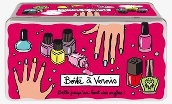 Plåtburk Manikyr Cerise från Derriére la porte